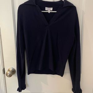& other stories navy blue sweater